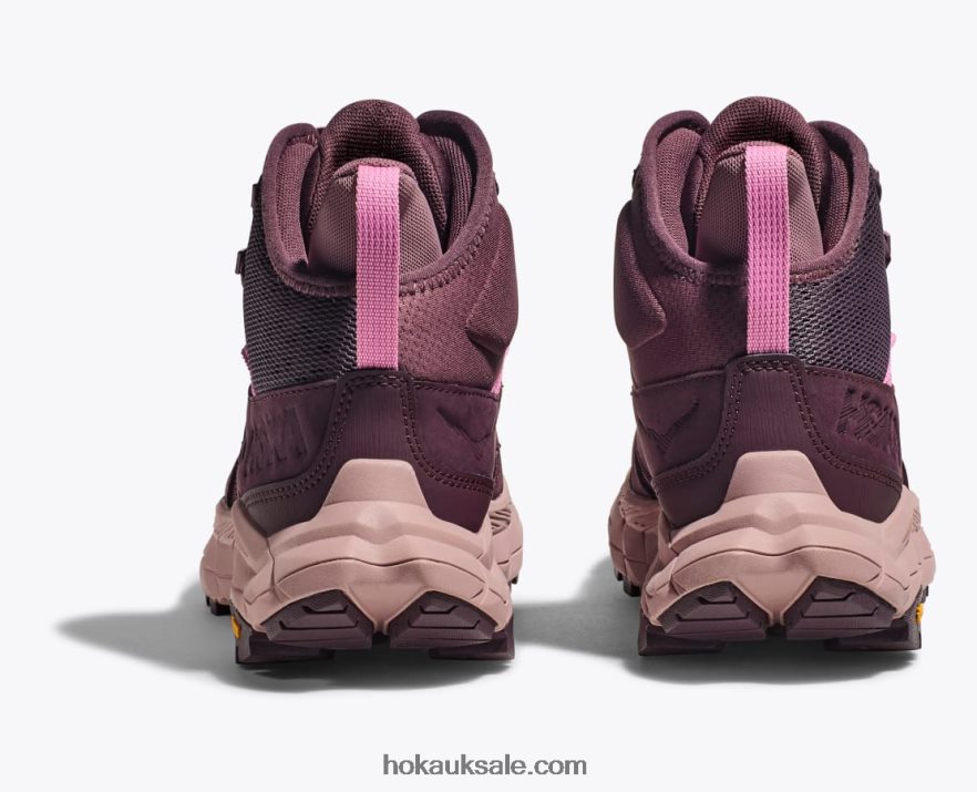 XHPD4N145 Anacapa Breeze Mid Women Raisin/Pale Mauve Hoka