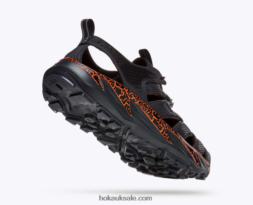 XHPD4N161 Hopara Women Blue Graphite/Persimmon Orange Hoka