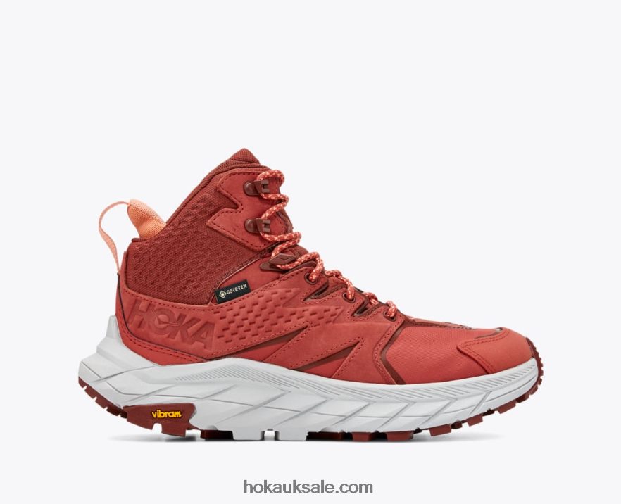XHPD4N174 Anacapa Mid GTX Women Hot Sauce/Cherry Mahogany Hoka
