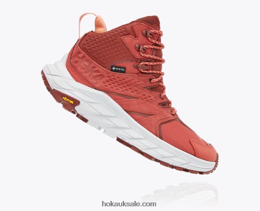 XHPD4N174 Anacapa Mid GTX Women Hot Sauce/Cherry Mahogany Hoka