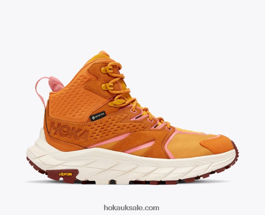 XHPD4N175 Anacapa Mid GTX Women Desert Sun/Golden Yellow Hoka