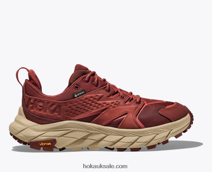 XHPD4N185 Anacapa Low GTX Women Cherry Mahogany/Hot Sauce Hoka