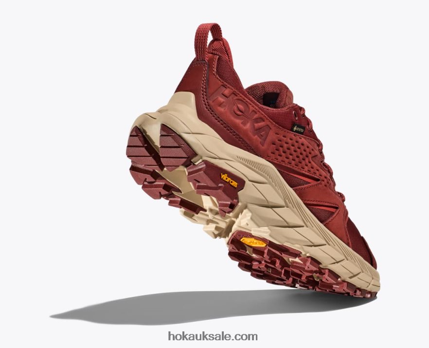 XHPD4N185 Anacapa Low GTX Women Cherry Mahogany/Hot Sauce Hoka