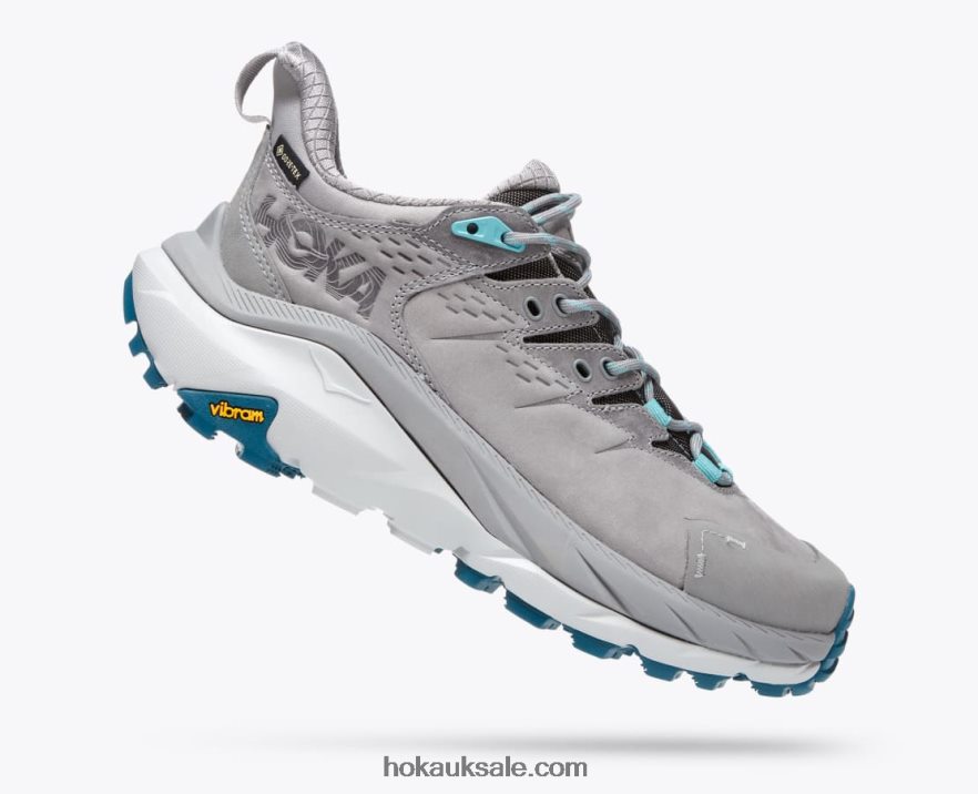 XHPD4N189 Kaha 2 Low GTX Women Sharkskin/Blue Coral Hoka