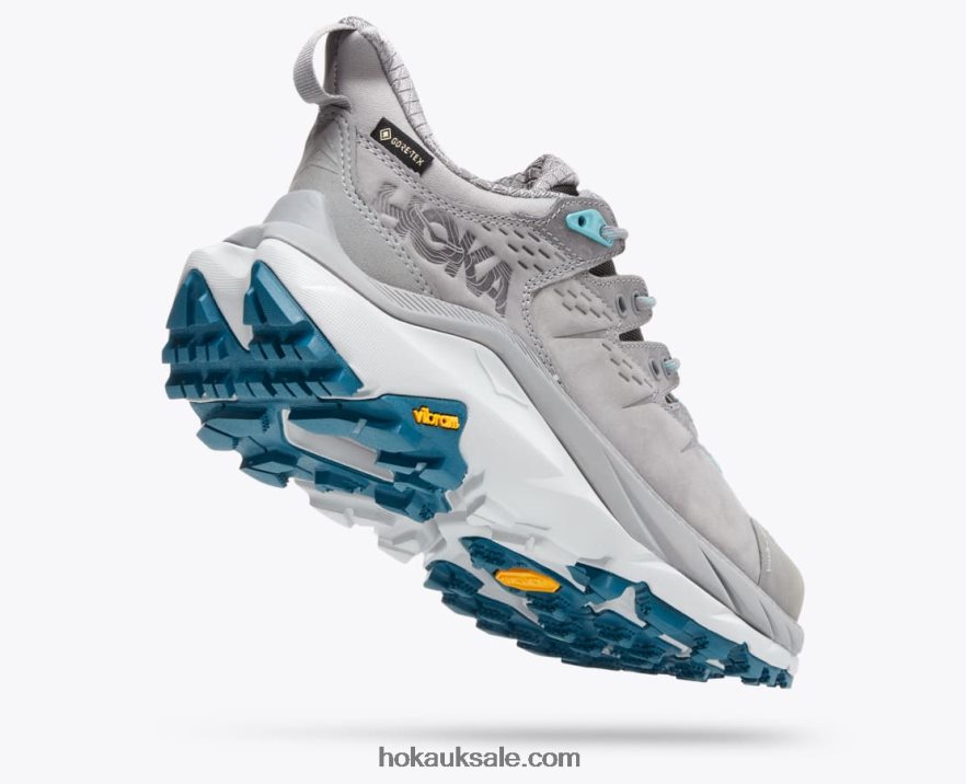 XHPD4N189 Kaha 2 Low GTX Women Sharkskin/Blue Coral Hoka