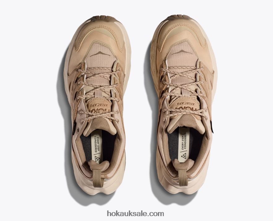 XHPD4N197 Anacapa Low GTX Women Shifting Sand/Eggnog Hoka