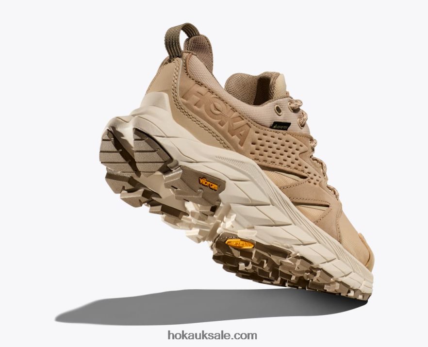 XHPD4N197 Anacapa Low GTX Women Shifting Sand/Eggnog Hoka