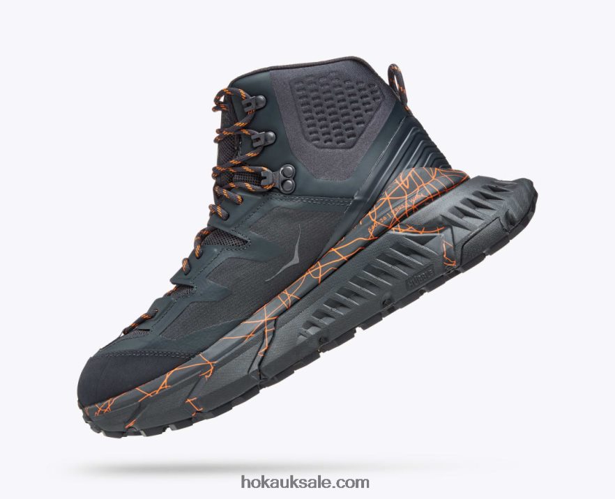 XHPD4N200 TenNine Hike GTX Women Blue Graphite/Persimmon Orange Hoka