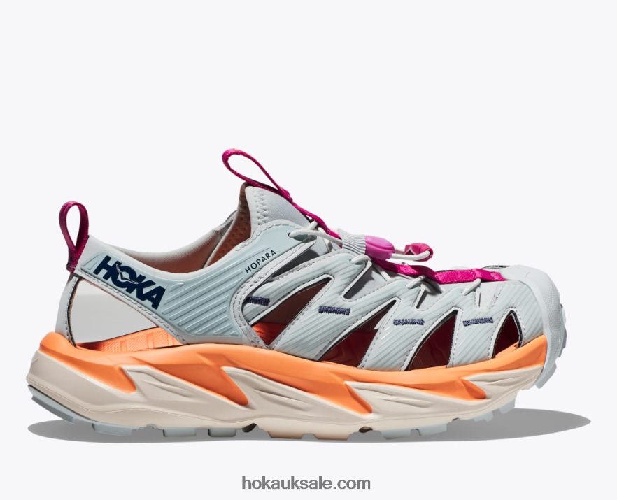 XHPD4N295 Hopara Women Blue Graphite/Persimmon Orange Hoka