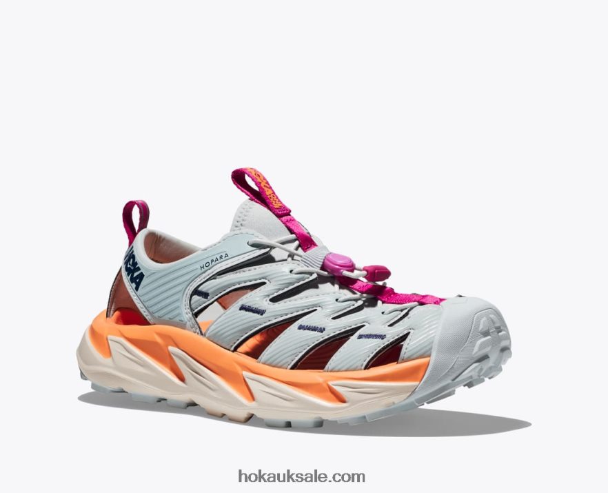 XHPD4N295 Hopara Women Blue Graphite/Persimmon Orange Hoka