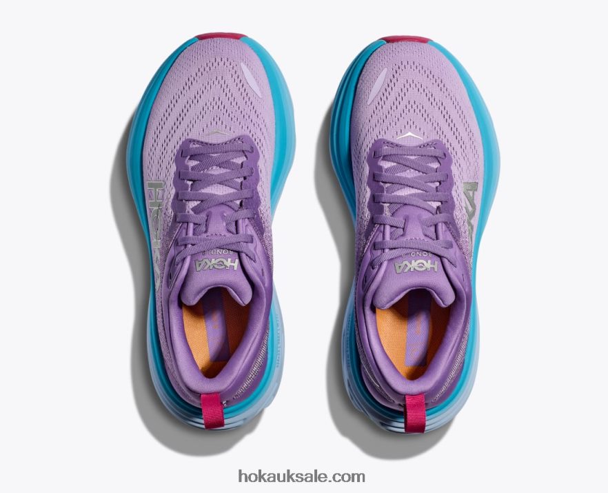 XHPD4N11 Bondi 8 Women Chalk Violet/Pastel Lilac Hoka