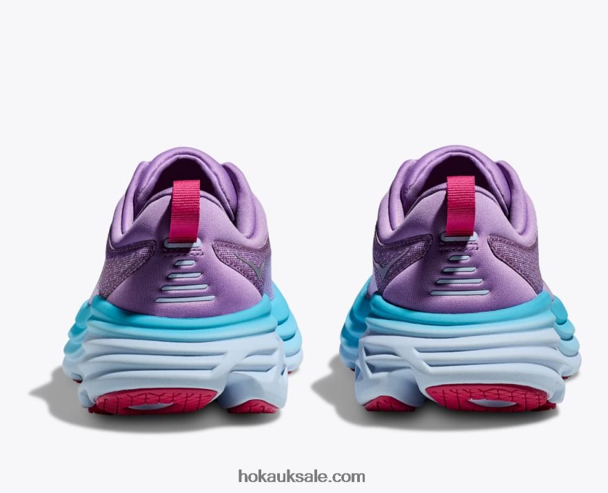 XHPD4N11 Bondi 8 Women Chalk Violet/Pastel Lilac Hoka