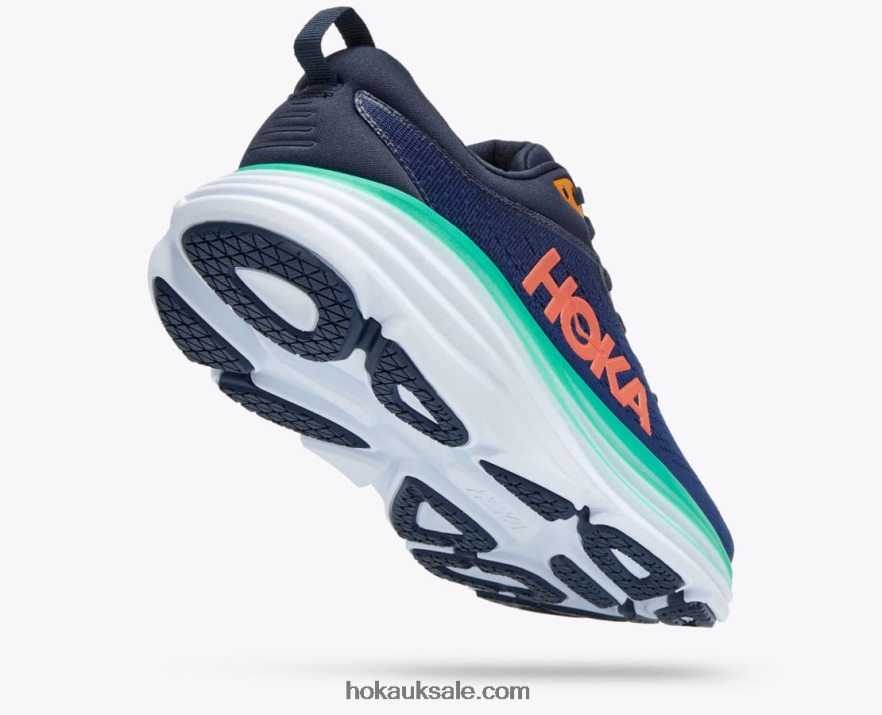 XHPD4N14 Bondi 8 Women Outer Space/Bellwether Blue Hoka