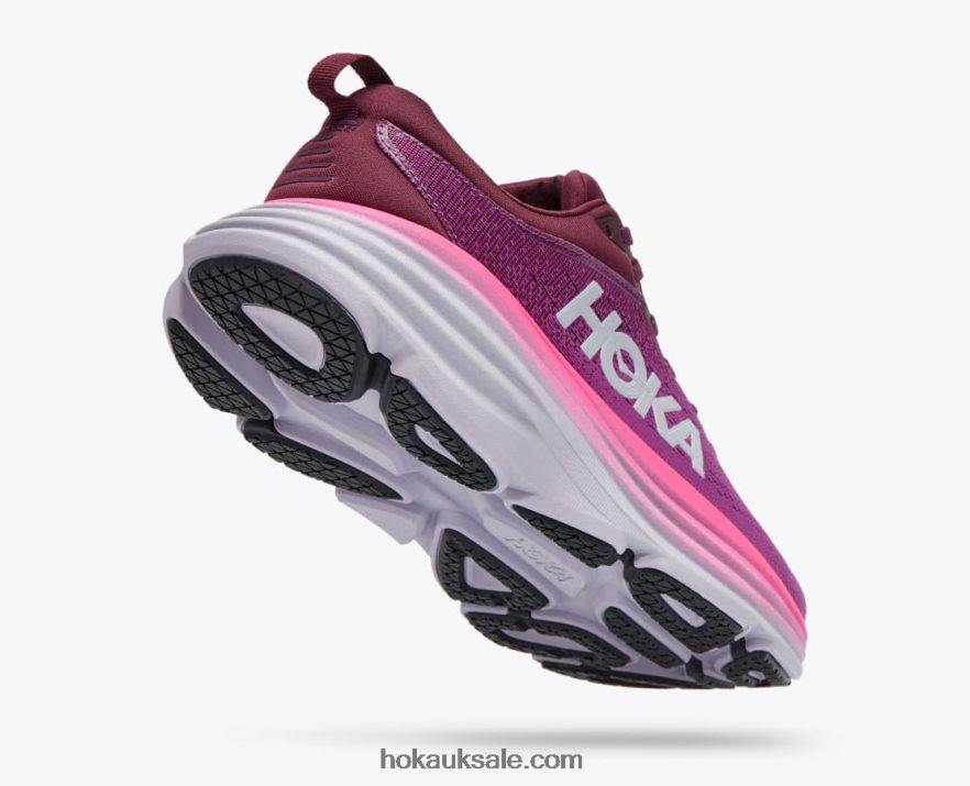 XHPD4N15 Bondi 8 Women Beautyberry/Grape Wine Hoka