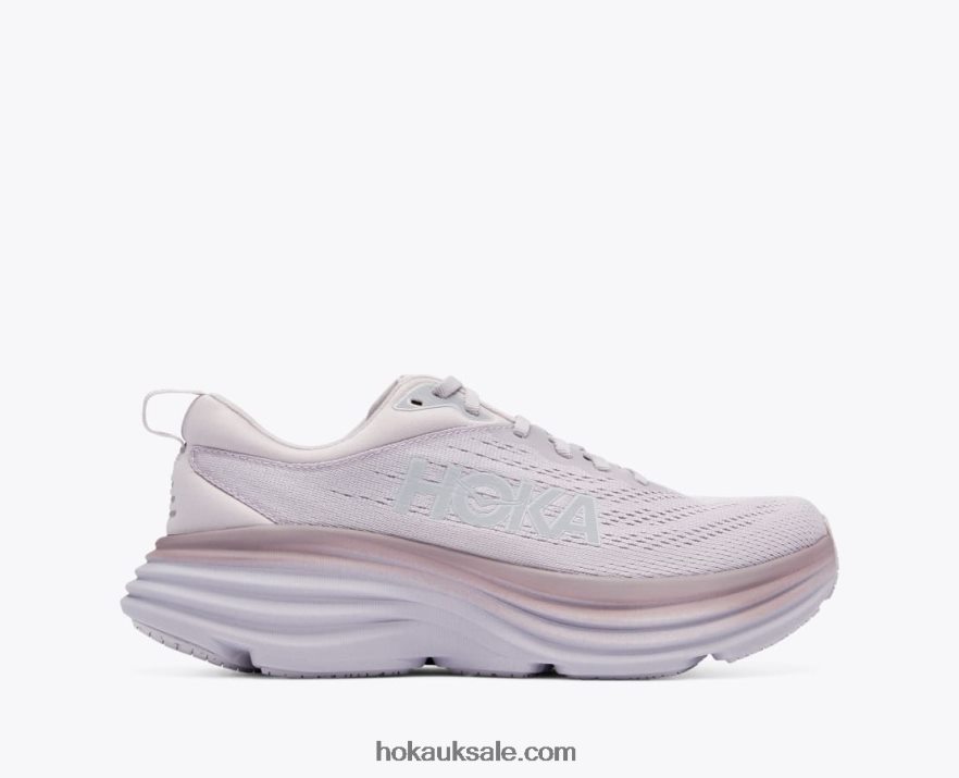 XHPD4N17 Bondi 8 Women Lilac Marble/Elderberry Hoka
