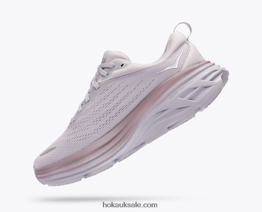 XHPD4N17 Bondi 8 Women Lilac Marble/Elderberry Hoka