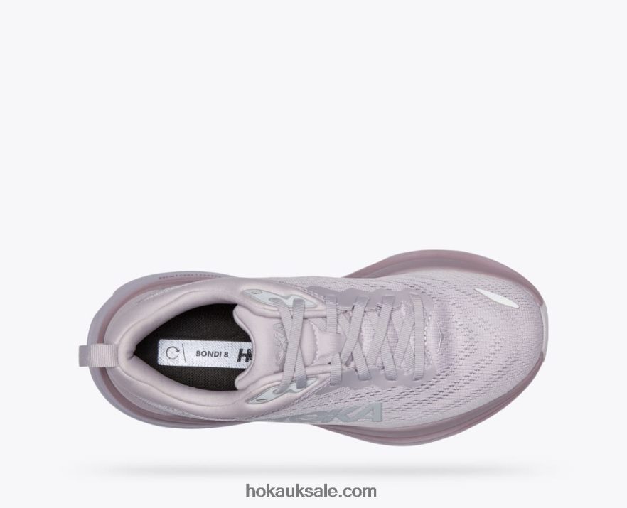 XHPD4N17 Bondi 8 Women Lilac Marble/Elderberry Hoka
