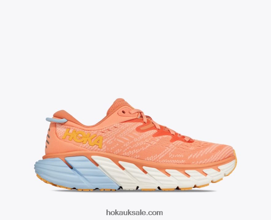XHPD4N19 Gaviota 4 Women Shell Coral/Peach Parfait Hoka