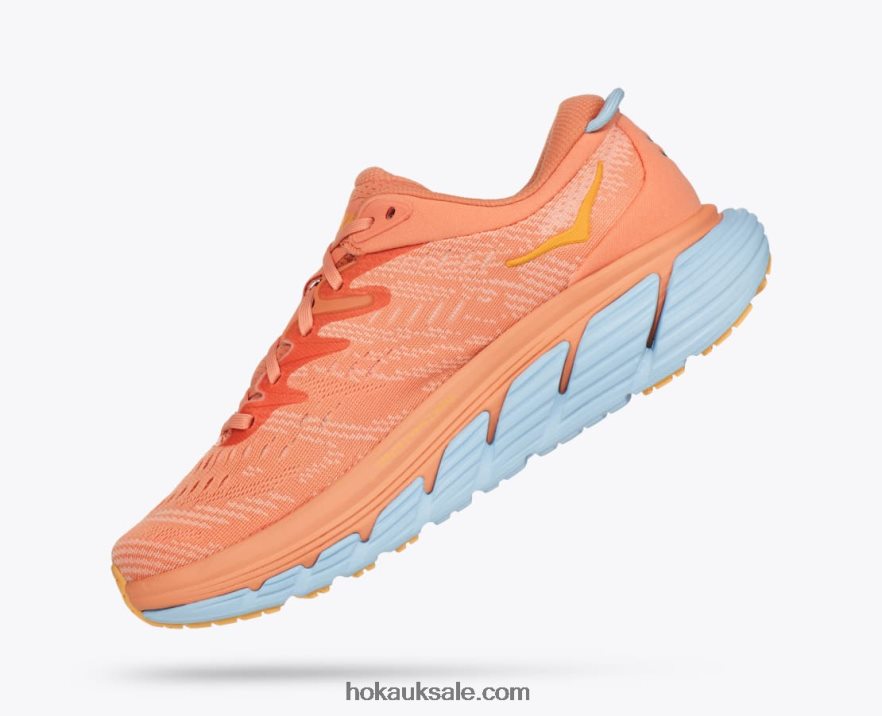 XHPD4N19 Gaviota 4 Women Shell Coral/Peach Parfait Hoka