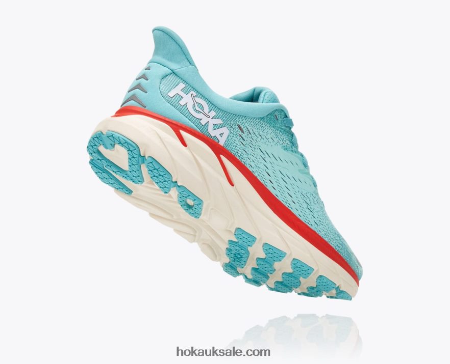 XHPD4N213 Clifton 8 Women Aquarelle/Eggshell Blue Hoka