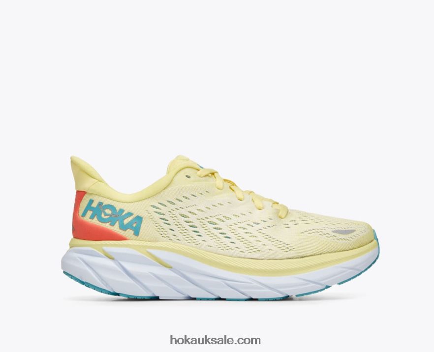 XHPD4N214 Clifton 8 Women Yellow Pear/Sweet Corn Hoka