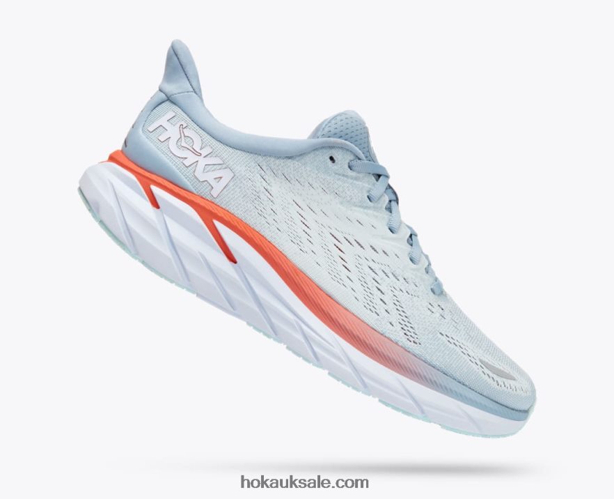 XHPD4N218 Clifton 8 Women Blue Fog/Plein Air Hoka