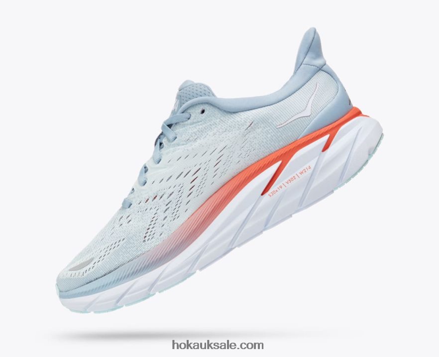 XHPD4N218 Clifton 8 Women Blue Fog/Plein Air Hoka