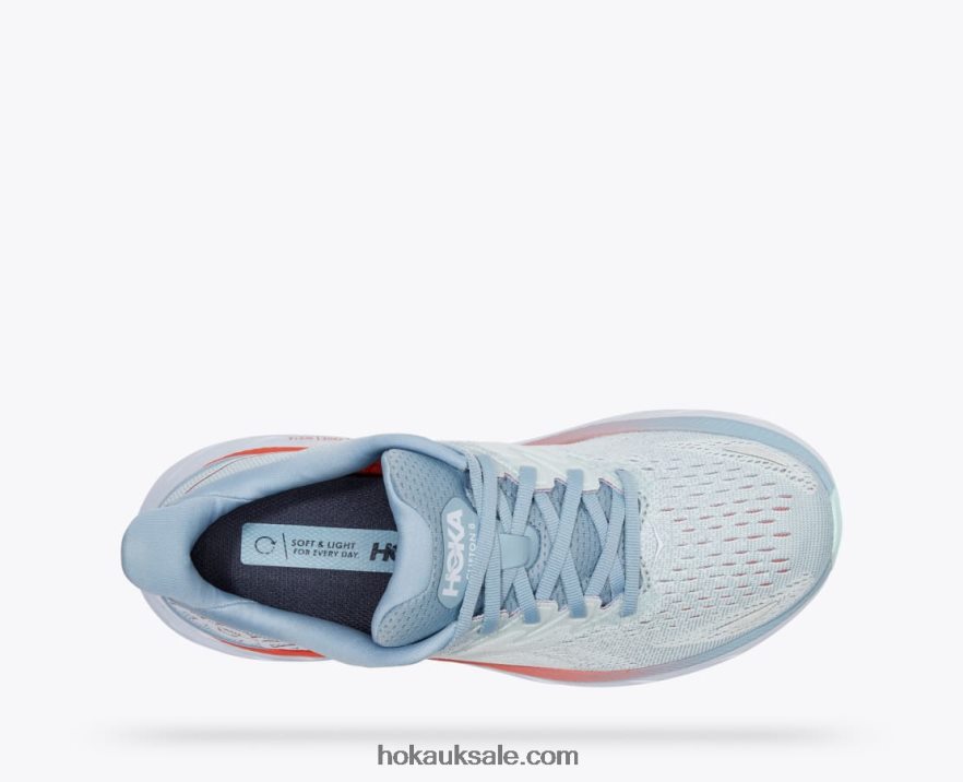XHPD4N218 Clifton 8 Women Blue Fog/Plein Air Hoka