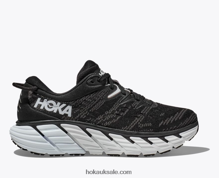XHPD4N21 Gaviota 4 Women Black/White Hoka