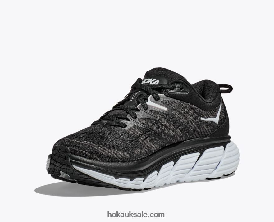 XHPD4N21 Gaviota 4 Women Black/White Hoka