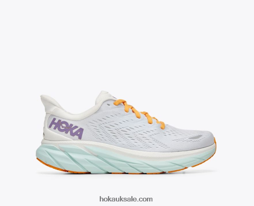 XHPD4N220 Clifton 8 Women Blanc De Blanc/White Hoka