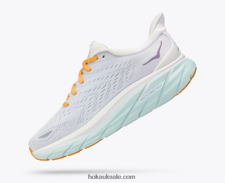 XHPD4N220 Clifton 8 Women Blanc De Blanc/White Hoka