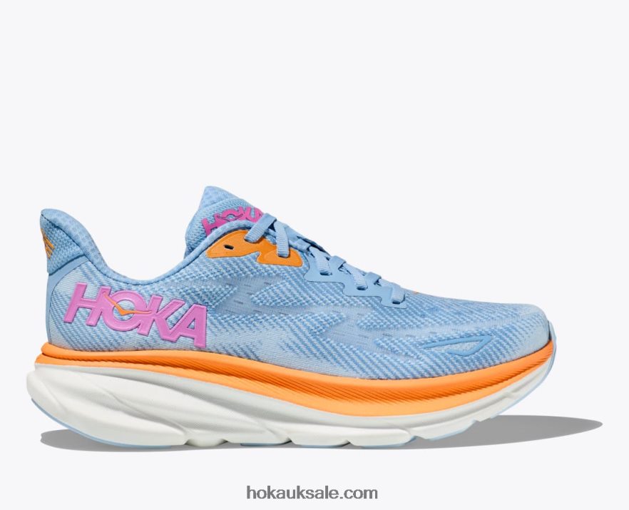 XHPD4N224 Clifton 9 Women Airy Blue/Ice Water Hoka