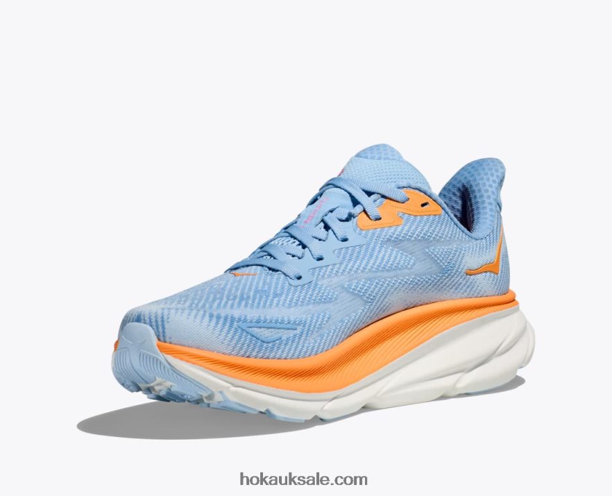 XHPD4N224 Clifton 9 Women Airy Blue/Ice Water Hoka