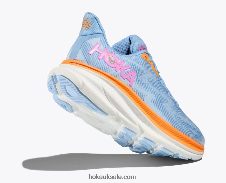 XHPD4N224 Clifton 9 Women Airy Blue/Ice Water Hoka