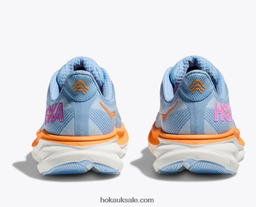 XHPD4N224 Clifton 9 Women Airy Blue/Ice Water Hoka