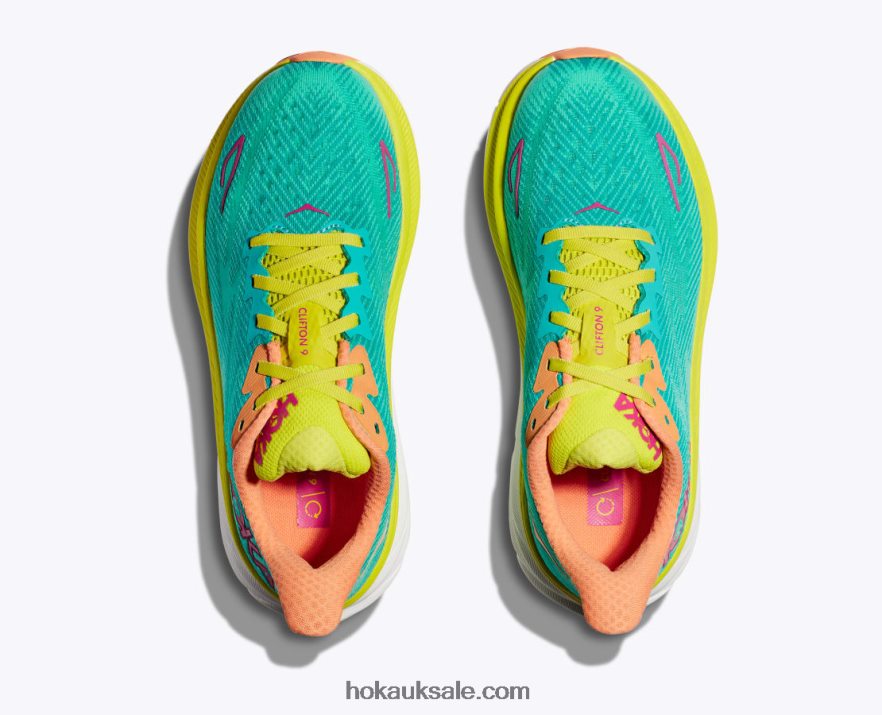 XHPD4N227 Clifton 9 Women Ceramic/Evening Primrose Hoka