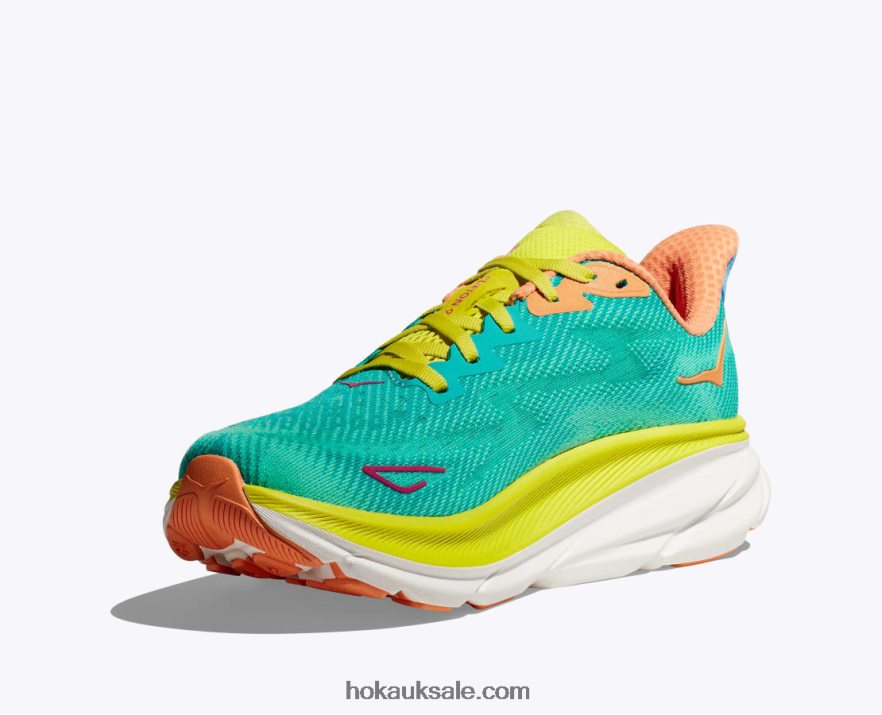 XHPD4N227 Clifton 9 Women Ceramic/Evening Primrose Hoka