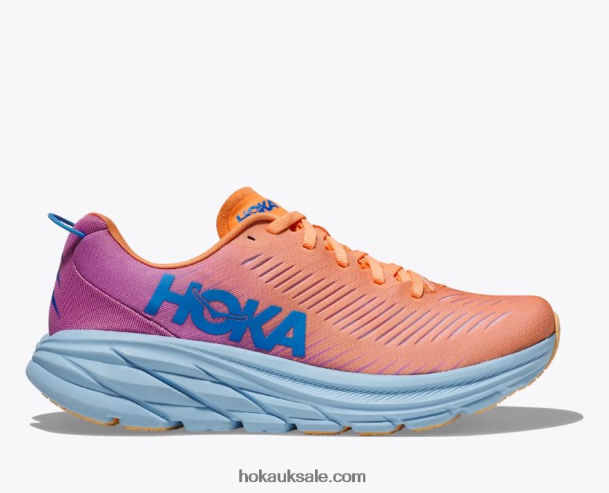 XHPD4N228 Rincon 3 Women Mock Orange/Cyclamen Hoka