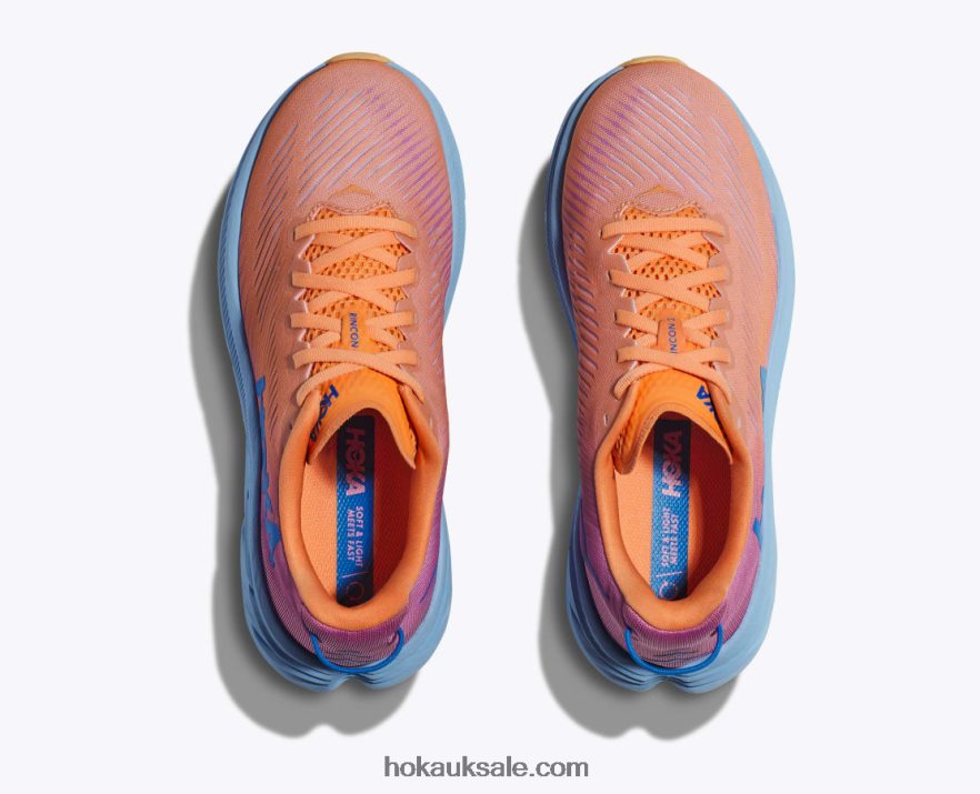 XHPD4N228 Rincon 3 Women Mock Orange/Cyclamen Hoka