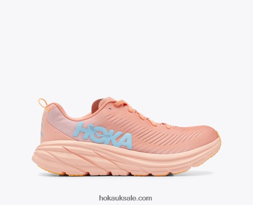 XHPD4N232 Rincon 3 Women Shell Coral/Peach Parfait Hoka