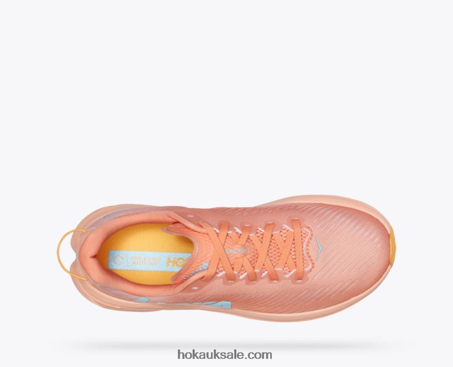 XHPD4N232 Rincon 3 Women Shell Coral/Peach Parfait Hoka