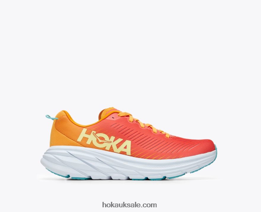 XHPD4N233 Rincon 3 Women Camellia/Radiant Yellow Hoka