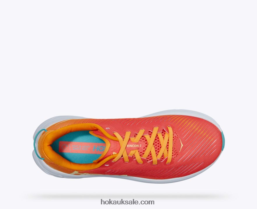 XHPD4N233 Rincon 3 Women Camellia/Radiant Yellow Hoka