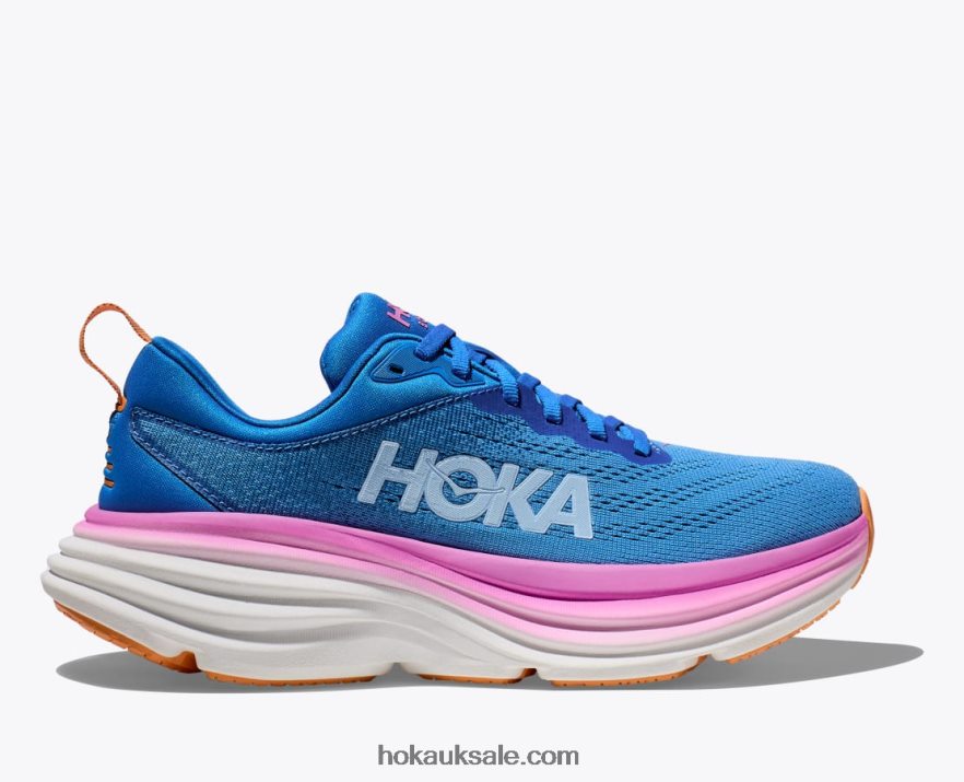 XHPD4N244 Bondi 8 Women Coastal Sky/All Aboard Hoka