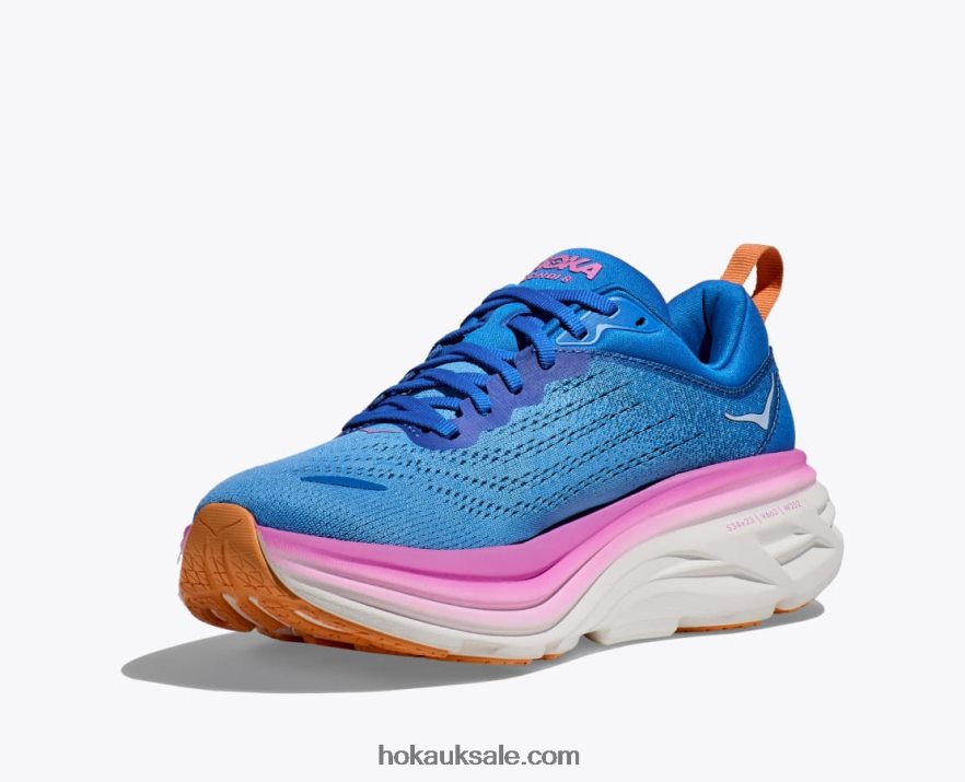 XHPD4N244 Bondi 8 Women Coastal Sky/All Aboard Hoka