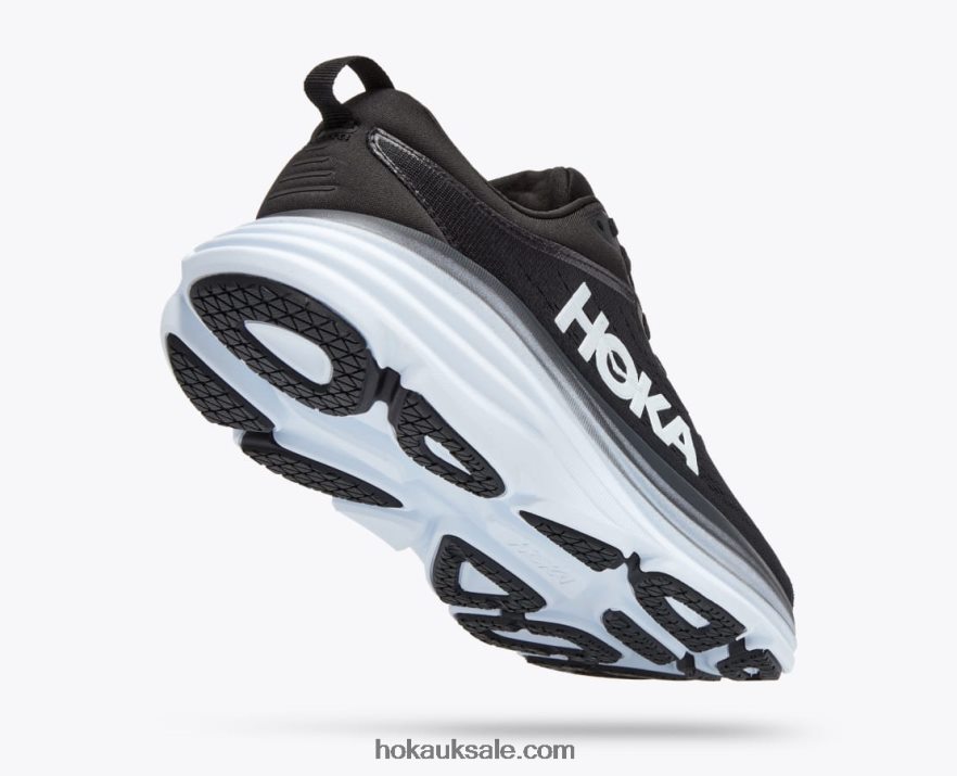 XHPD4N247 Bondi 8 Women Black/White Hoka