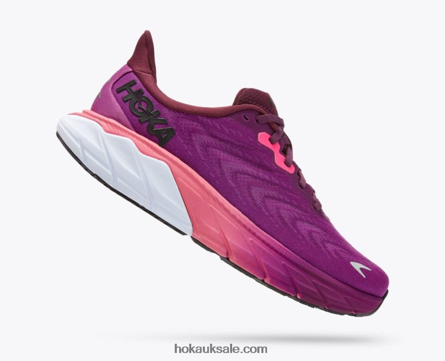 XHPD4N24 Arahi 6 Women Grape Wine/Beautyberry Hoka