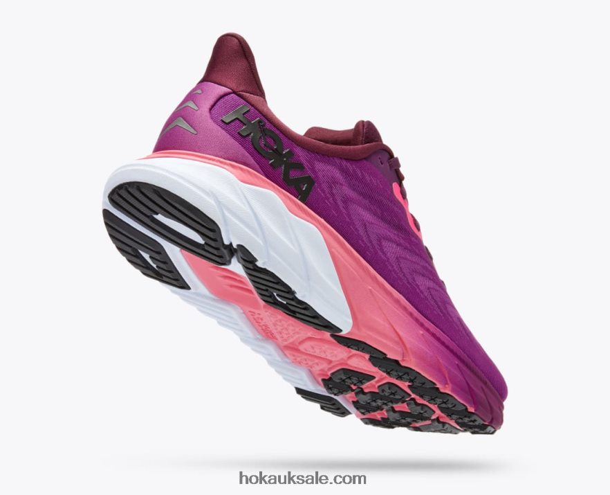 XHPD4N24 Arahi 6 Women Grape Wine/Beautyberry Hoka
