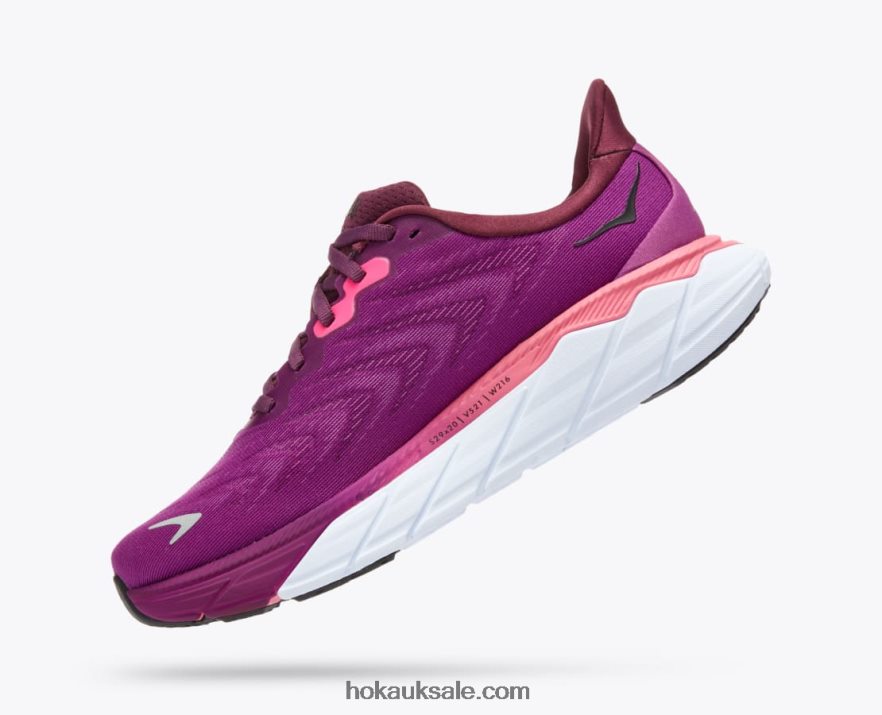 XHPD4N24 Arahi 6 Women Grape Wine/Beautyberry Hoka